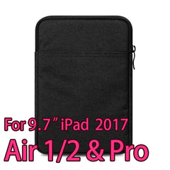 Shockproof Tablet Sleeve Pouch Case for iPad mini 2 3 4 iPad Air 1/2  Pro 9.7 inch Cover thick AKR 2017 New Free Shipping