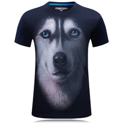 High Quality 3 version Dog face wear Glass Print Funy T-Shirt Men Designer 90S T shirt Hip Hop Brand-Clothing 3D DJ 4XL 5XL 6XL