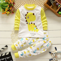 2017 kids long sleeve pajamas baby boy sleeping set sleeping wear many designs