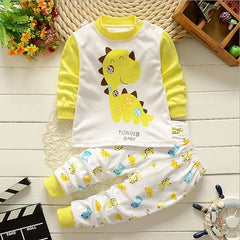 2017 kids long sleeve pajamas baby boy sleeping set sleeping wear many designs