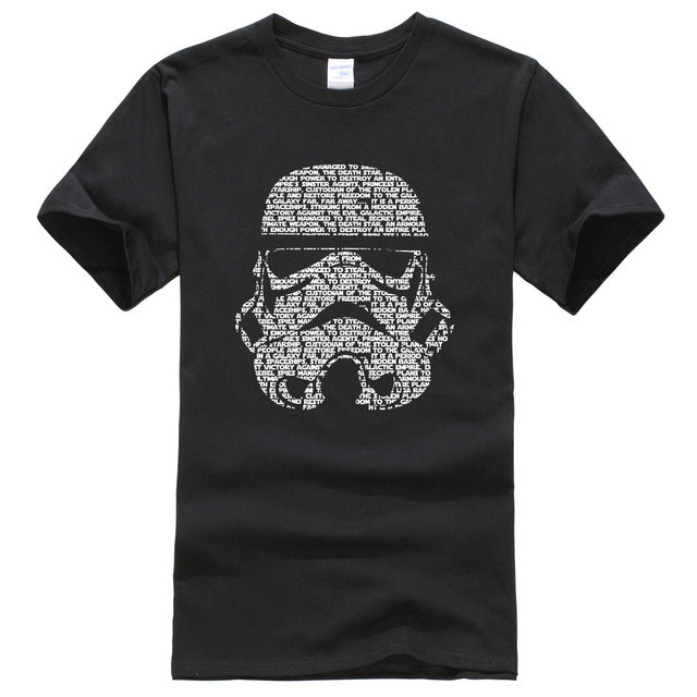 2017 summer brand clothing Darth Vader pattern print men's T-shirts fashion stars wear popular t shirt men sportwear top T-shirt