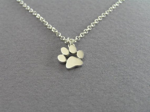 yiustar 2017 New Necklace Tassut Cat Dog Paw Print Animal Necklace women Pendant Long Cute Delicate Statement Necklace XL191