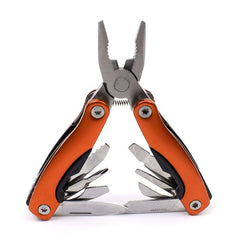 Outdoor Survival Stainless Steel 9 In1 Tool Plier Portable Pocket Mini Knit Compact Opener Knive