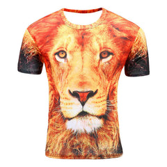 2017 New Fashion Men/women 3D t-shirt funny print colorful Lion King summer cool t shirt street wear Casual tops