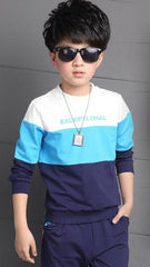 Kids Sport Suit For 4 5 6 7 8 9 10 11 12 13 14 Years Teenagers Baby Boy Spring Wear Long Sleeve Boy Shirt + Pant 2pcs Boy Set