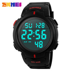 2017 Luxury Brand Mens Sports Watches Dive Digital LED Military Watch Men Fashion Casual Electronics Wristwatch Hot Clock Skmei