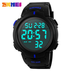 2017 Luxury Brand Mens Sports Watches Dive Digital LED Military Watch Men Fashion Casual Electronics Wristwatch Hot Clock Skmei