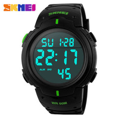 2017 Luxury Brand Mens Sports Watches Dive Digital LED Military Watch Men Fashion Casual Electronics Wristwatch Hot Clock Skmei