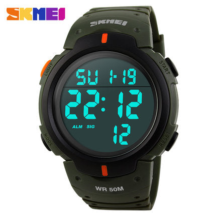 2017 Luxury Brand Mens Sports Watches Dive Digital LED Military Watch Men Fashion Casual Electronics Wristwatch Hot Clock Skmei