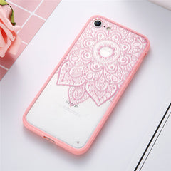 KISSCASE Phone Cases For iPhone 6 6s Plus 7 7 Plus 5 5s SE Luxury Lace Flower TPU Cover Case For iPhone 7 7 Plus  8 8 plus Coque