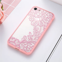 KISSCASE Phone Cases For iPhone 6 6s Plus 7 7 Plus 5 5s SE Luxury Lace Flower TPU Cover Case For iPhone 7 7 Plus  8 8 plus Coque