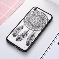 KISSCASE Phone Cases For iPhone 6 6s Plus 7 7 Plus 5 5s SE Luxury Lace Flower TPU Cover Case For iPhone 7 7 Plus  8 8 plus Coque