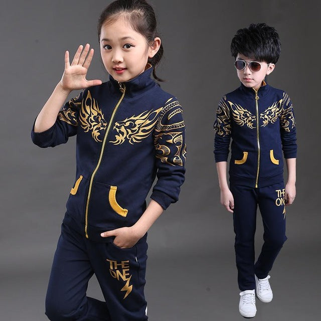 Children's Wear Autumn Boys Clothing Sport Suit Children Girls Clothes Child Costume Boy Fall Suits Clothes For Boys Set