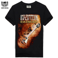 [Men bone] Hot 100% Cotton T-shirt Male Fashion Brand rock punish punk 3D skull Men T Shirt street wear cool Camisa Tees XXXL