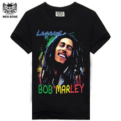[Men bone] Hot 100% Cotton T-shirt Male Fashion Brand rock punish punk 3D skull Men T Shirt street wear cool Camisa Tees XXXL