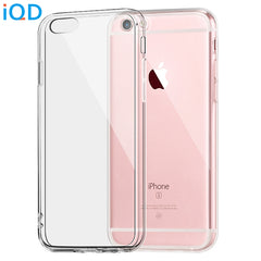 IQD For Apple iPhone 6 6s Plus Case Clear TPU Cover Slim Crystal Silicone Protective sleeve Transparent Fitted Soft hard Cases