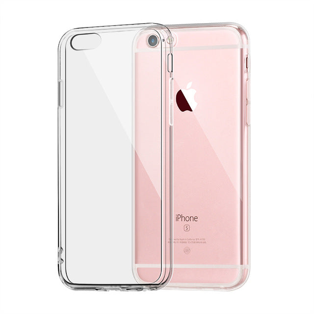 IQD For Apple iPhone 6 6s Plus Case Clear TPU Cover Slim Crystal Silicone Protective sleeve Transparent Fitted Soft hard Cases