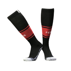 NO Logo National Team Germany Football Barreled Knees Slip Bottom Thick Stocking Spain Soccer Socks Compression Socks