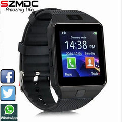 2017 New Smart Watch dz09 With Camera Bluetooth WristWatch SIM Card Smartwatch For Ios Android Phones Support Multi languages