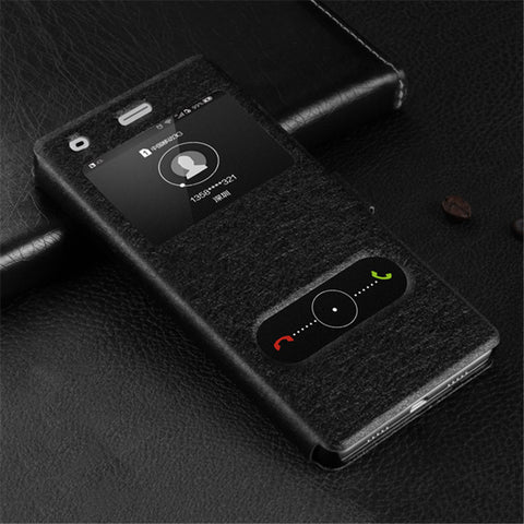 Luxury PU Leather Flip Cases For Huawei P8 Case Leather Wallet Coque for Huawei P8 lite Case Cover Flip Phone Cases P25