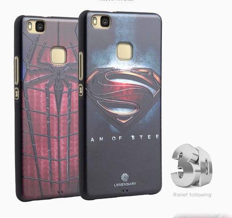 Original Brand Cover huawei p9 lite case Silicon TPU Soft 3D Stereo Relief For 5.2" huawei p9 lite G9 Phone Cases Back Cover