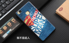 Original Brand Cover huawei p9 lite case Silicon TPU Soft 3D Stereo Relief For 5.2