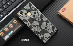Original Brand Cover huawei p9 lite case Silicon TPU Soft 3D Stereo Relief For 5.2
