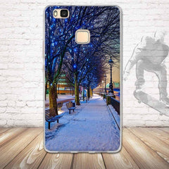 Soft TPU Case for Huawei P9 Lite Cases Silicon 5.2 Inch Back Cover for Huawei P9 Lite Phone Case Luxury 3D Relief Printing Bag