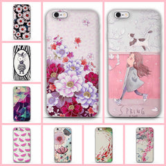 For iPhone 5 Case Cute TPU iphone 8 8 Plus case for iphone 5 5s case Silicon Soft Cover For iPhone 6 plus 7 7plus 8 8 Plus cover