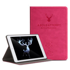 For 2017 New iPad 9.7 Retro Deer Pattern PU Leather Tablet Cover Case Capa Para forNew iPad 2017 Model A1822 +Film +Pen