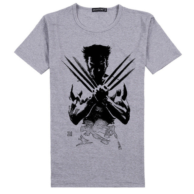 Wolverine poster printing vintage fashion tee shirt men women both can wear