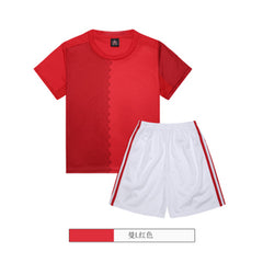 New Quick-drying fabric Football Suits Kids Soccer Uniform 2017 Summer Wear Short-sleeved Shirt Boy Set Children's Clothing Set