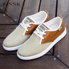 ZJNNK Hot Sale Men Summer Shoes Breathable Male Casual Shoes Fashion Chaussure Homme Soft Zapatos Hombre Summer Men Cool Shoes