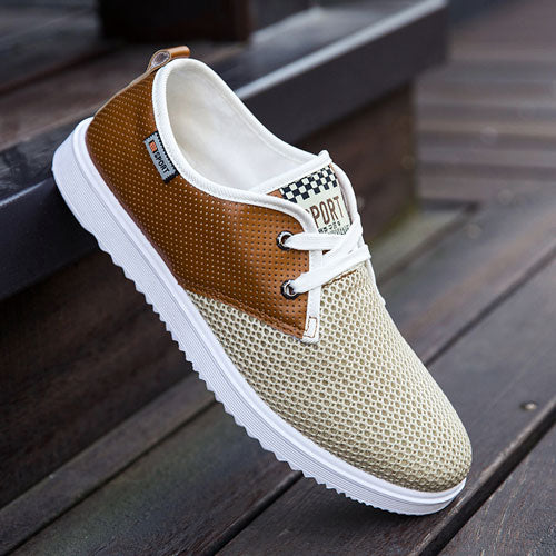 ZJNNK Hot Sale Men Summer Shoes Breathable Male Casual Shoes Fashion Chaussure Homme Soft Zapatos Hombre Summer Men Cool Shoes