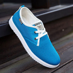 ZJNNK Hot Sale Men Summer Shoes Breathable Male Casual Shoes Fashion Chaussure Homme Soft Zapatos Hombre Summer Men Cool Shoes